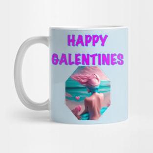 Windy Galentines day card Mug